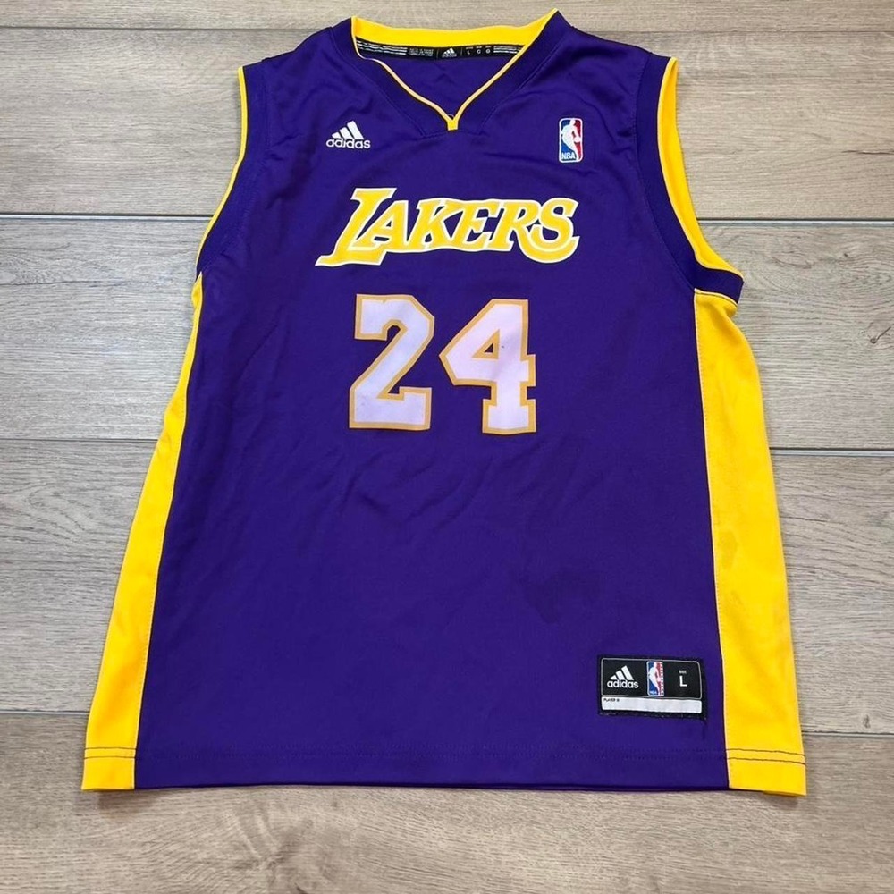 Youth, Adidas, Los Angeles Lakers, Kobe Bryant, basketball jersey NBA